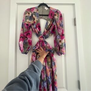 Floral Entro Maxi Dress